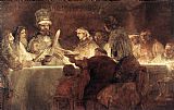 Rembrandt Famous Paintings - The Conspiration of the Bataves